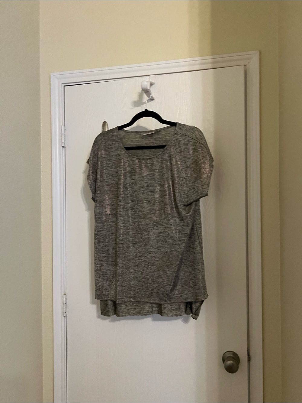 Women's Short-Sleeve Knit Top - Comfortable Everyday Tee